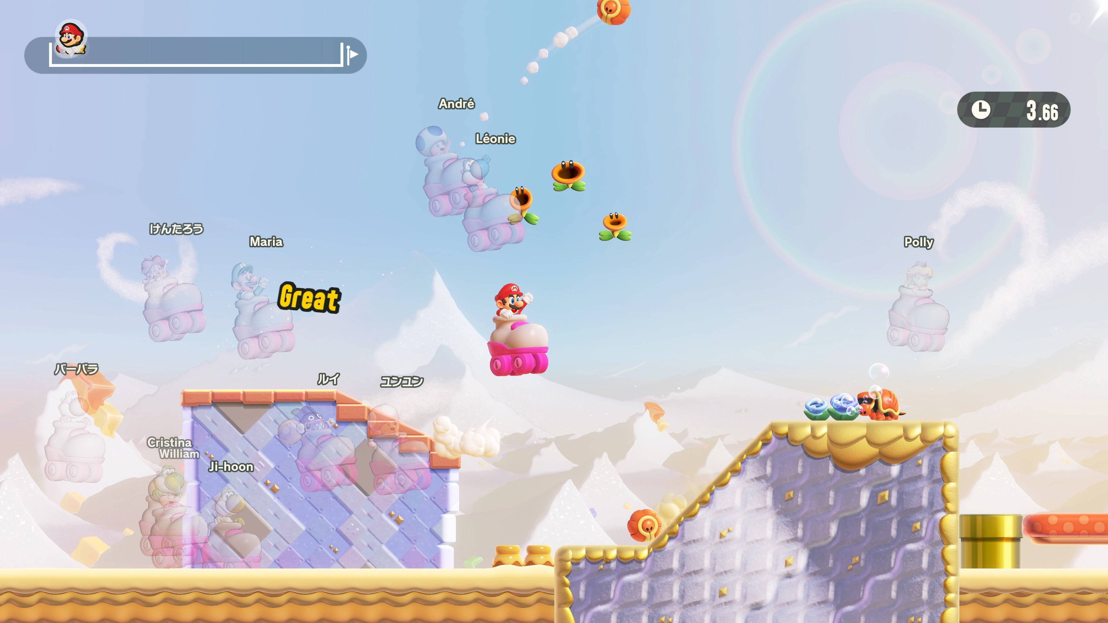 Super Mario Bros. Wonder – Nintendo Switch 2 Edition + Encuentro en el Parque Belabel - Imagen 1